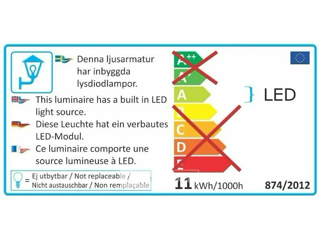 Konstsmide wandlamp led - afbeelding 3 van  5