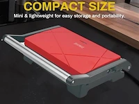 Kontakt grill/bakplaat -vleesgril bakplaat rood - afbeelding 6 van  10