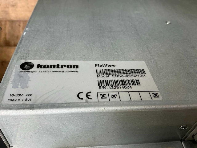 Kontron monitor (18x) - afbeelding 4 van  5