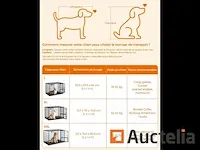 Kooi voor zware hond, 122 x 74,5 x 80,5 cm - afbeelding 2 van  8