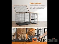 Kooi voor zware hond, 122 x 74,5 x 80,5 cm - afbeelding 4 van  8