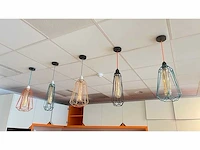 Kooilamp set - hanging lamp (5x) - afbeelding 1 van  4