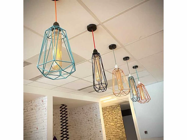 Kooilamp set - hanging lamp (5x) - afbeelding 2 van  4
