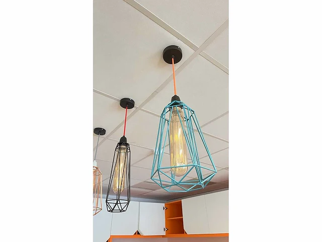 Kooilamp set - hanging lamp (5x) - afbeelding 4 van  4