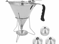 Kooktrechter dispenser rvs - afbeelding 1 van  4