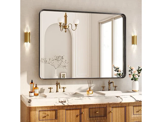 Koonmi wandspiegel (120 x 90 cm) - afbeelding 1 van  4