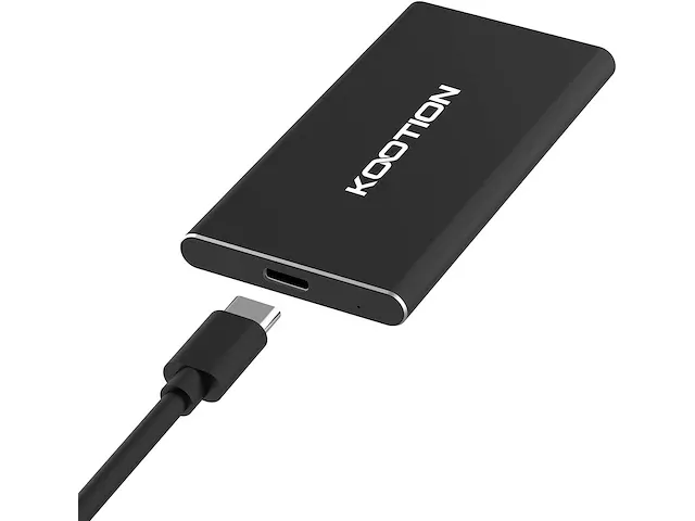 Kootion 500gb draagbare externe ssd usb 3.1 type c flash drive - afbeelding 1 van  5