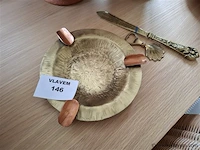Koperen asbak - afbeelding 1 van  1