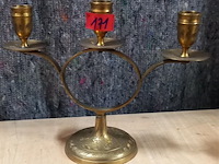 Koperen kaars houder - afbeelding 1 van  1