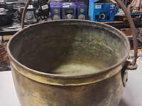 Koperen ketel ø 450 h 310 mm - afbeelding 1 van  4