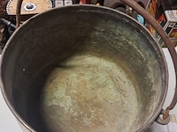 Koperen ketel ø 450 h 310 mm - afbeelding 2 van  4