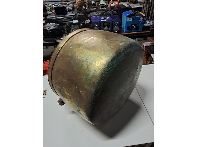 Koperen ketel ø 450 h 310 mm - afbeelding 3 van  4