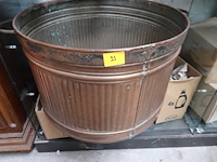 Koperen ketel diameter 62cm , hoogte 42 cm - afbeelding 1 van  1