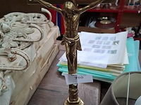 Koperen kruisbeeld - afbeelding 1 van  3