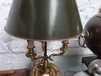 Koperen lamp h 43cm - afbeelding 1 van  2