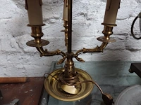 Koperen lamp h 43cm - afbeelding 2 van  2