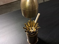 Koperen opberg bakje voor sigaretten - afbeelding 3 van  4