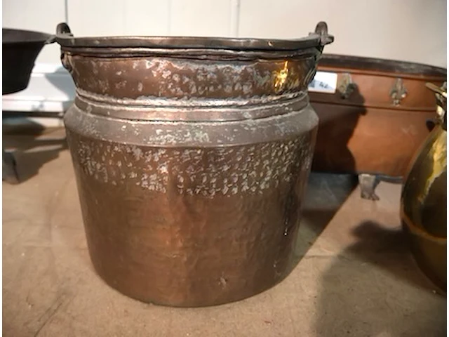 Koperen pot (x3) - afbeelding 3 van  5