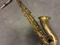 Koperen saxofoon h 800mm - afbeelding 1 van  6