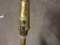 Koperen saxofoon h 800mm - afbeelding 3 van  6