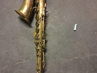 Koperen saxofoon h 800mm - afbeelding 5 van  6