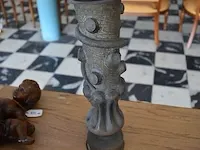 Koperen steelpan, koperen bedverwarmer, koperen deurklink, sierstuk - afbeelding 7 van  9