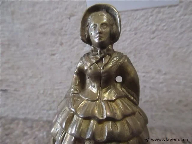 Koperen tafelbel - afbeelding 2 van  2