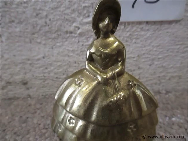 Koperen tafelbel - afbeelding 2 van  2