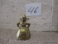 Koperen tafelbel - afbeelding 1 van  2