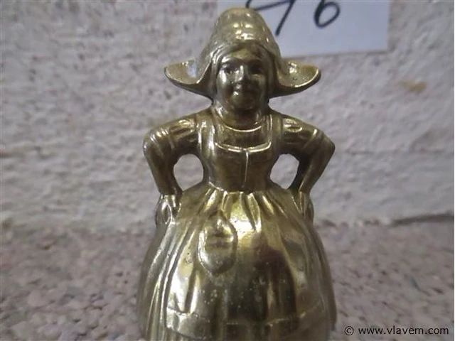 Koperen tafelbel - afbeelding 2 van  2