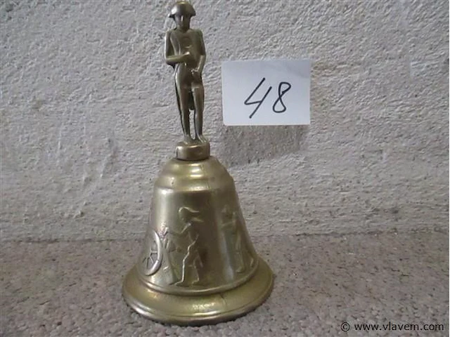 Koperen tafelbel - afbeelding 1 van  2