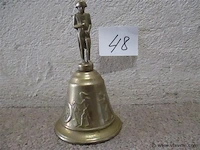 Koperen tafelbel - afbeelding 1 van  2