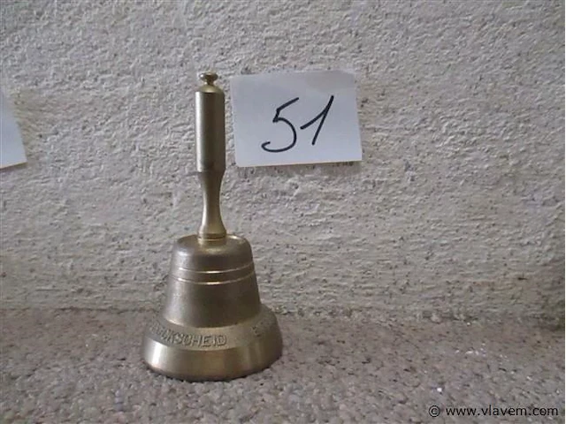 Koperen tafelbel - afbeelding 1 van  2