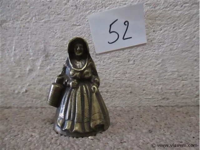 Koperen tafelbel - afbeelding 1 van  2