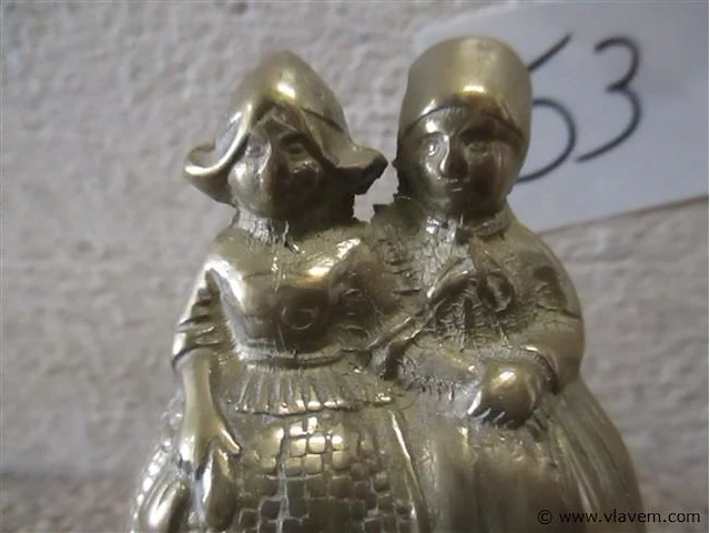 Koperen tafelbel - afbeelding 2 van  2