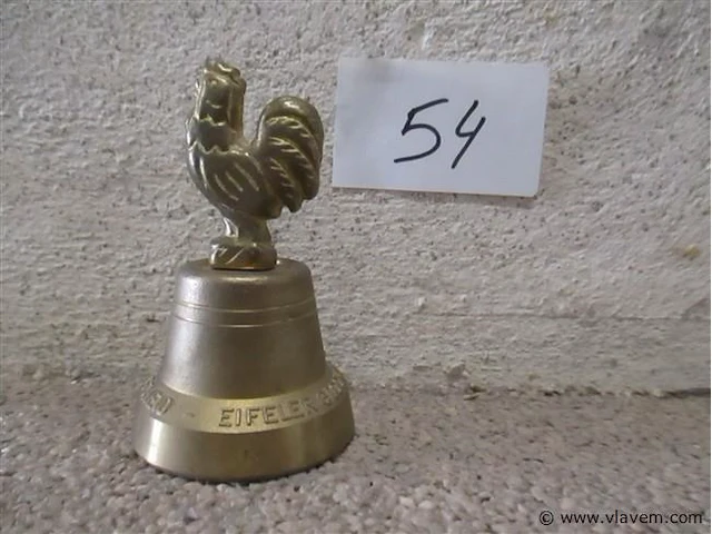 Koperen tafelbel - afbeelding 1 van  2