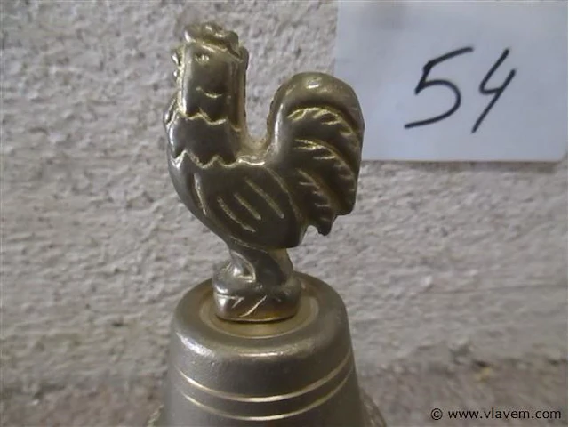 Koperen tafelbel - afbeelding 2 van  2