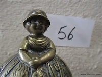 Koperen tafelbel - afbeelding 2 van  2