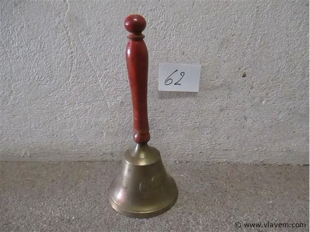 Koperen tafelbel - afbeelding 1 van  2