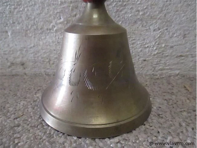 Koperen tafelbel - afbeelding 2 van  2