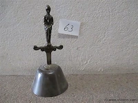 Koperen tafelbel - afbeelding 1 van  2