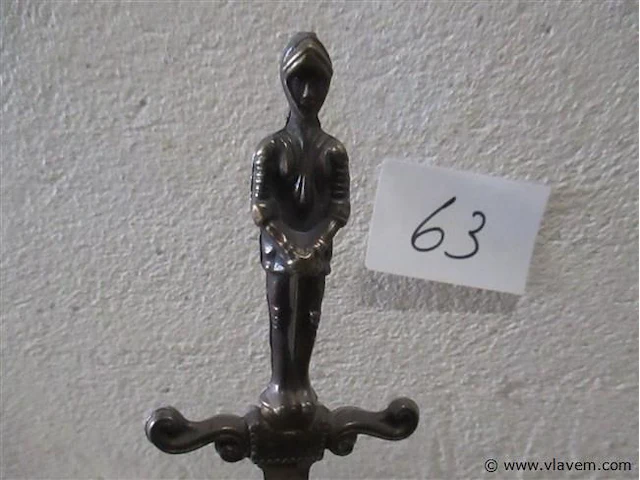 Koperen tafelbel - afbeelding 2 van  2