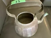 Koperen waterketel - afbeelding 1 van  2