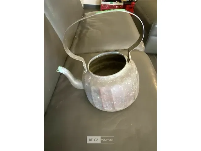 Koperen waterketel - afbeelding 2 van  2