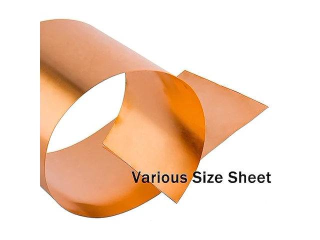Koperfolie (0.5 * 200 * 1000mm) - afbeelding 3 van  5