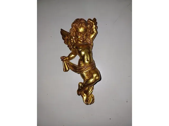 Koppel decoratieve engelen - afbeelding 2 van  3