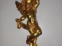 Koppel decoratieve engelen - afbeelding 2 van  3