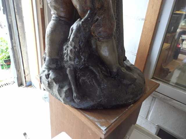 Koppel met eierjuffrouw, hoogte 85cm - afbeelding 5 van  5