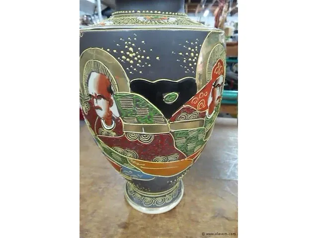 Koppel satsuma vazen h 31cm - afbeelding 2 van  5