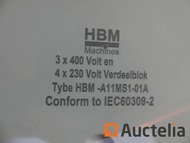 Koppeling domino driefasig hbm machines a11ms1-01a - afbeelding 4 van  8